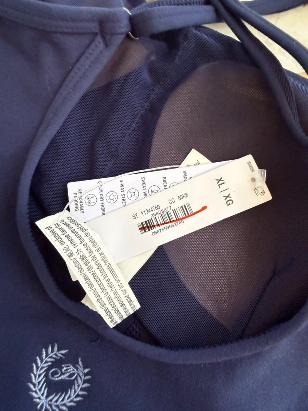 Victoria’s Secret PINK Runsie Romper | XL | Navy | NWT | Athleisure Activewear - Picture 5 of 9